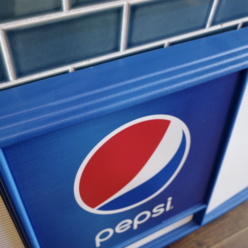 新品 特大 PEPSI ペプシ メニューボード PRICE SIGN プライス 新品 特大 PEPSI ペプシ メニューボード PRICE SIGN プライス