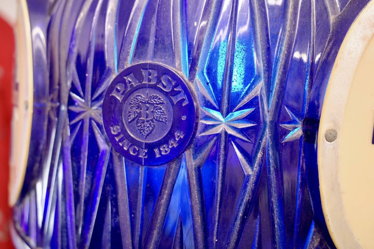 ビンテージ Pabst Blue Ribbon パブストブルーリボン シェードランプ