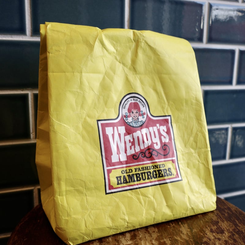 新品 Wendy's ウェンディーズ ランチバッグ YE お弁当入れ BAG ポーチ