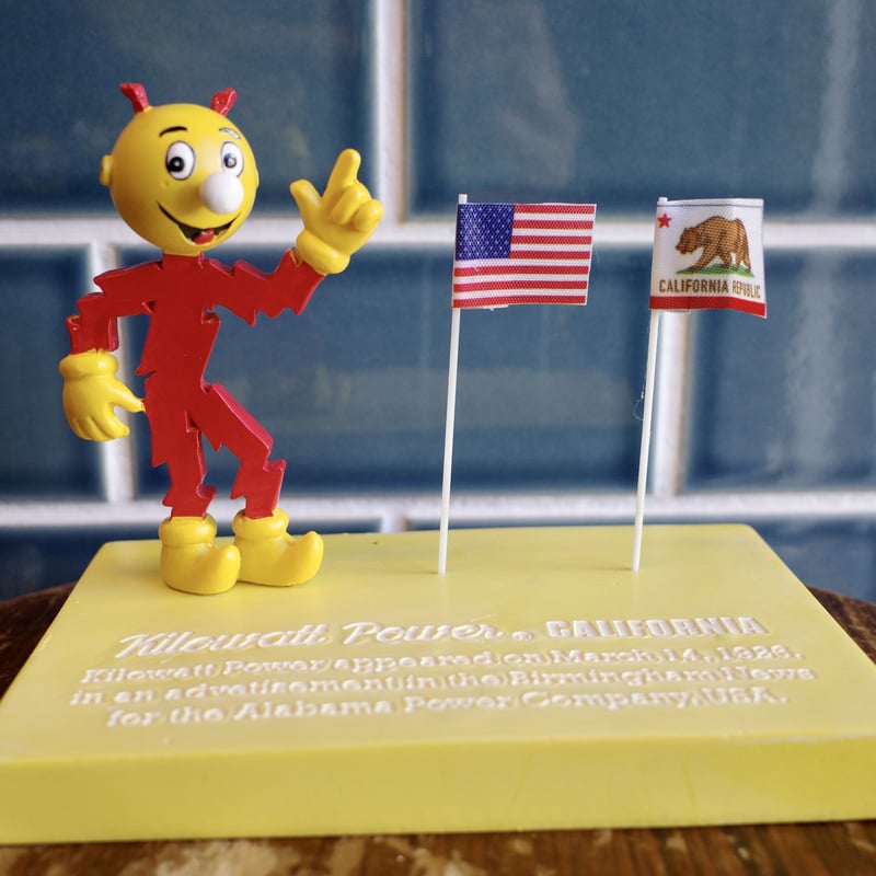 新品 REDDY KILOWATT レディキロワット ペーパーウェイト アメリカ