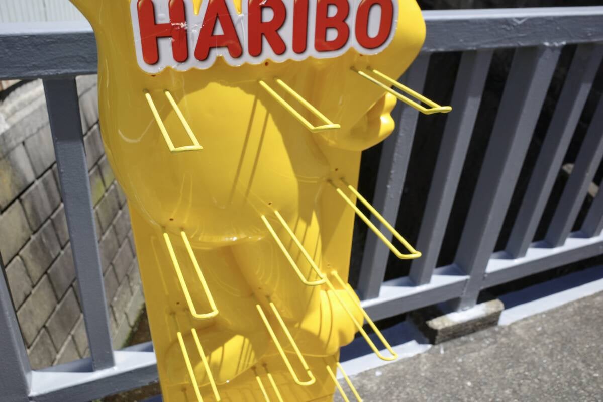 ビンテージ HARIBO ハリボ ディスプレイラック 什器 お菓子 グミ