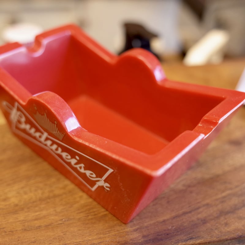 BUDWEISER バドワイザー 灰皿 Ashtray BAR 店舗 お酒 ビール BUDWEISER バドワイザー 灰皿 Ashtray BAR 店舗 お酒 ビール