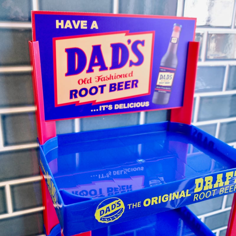 DAD'S ROOT BEER ストアディスプレイ ラック 4段 アメリカ USA