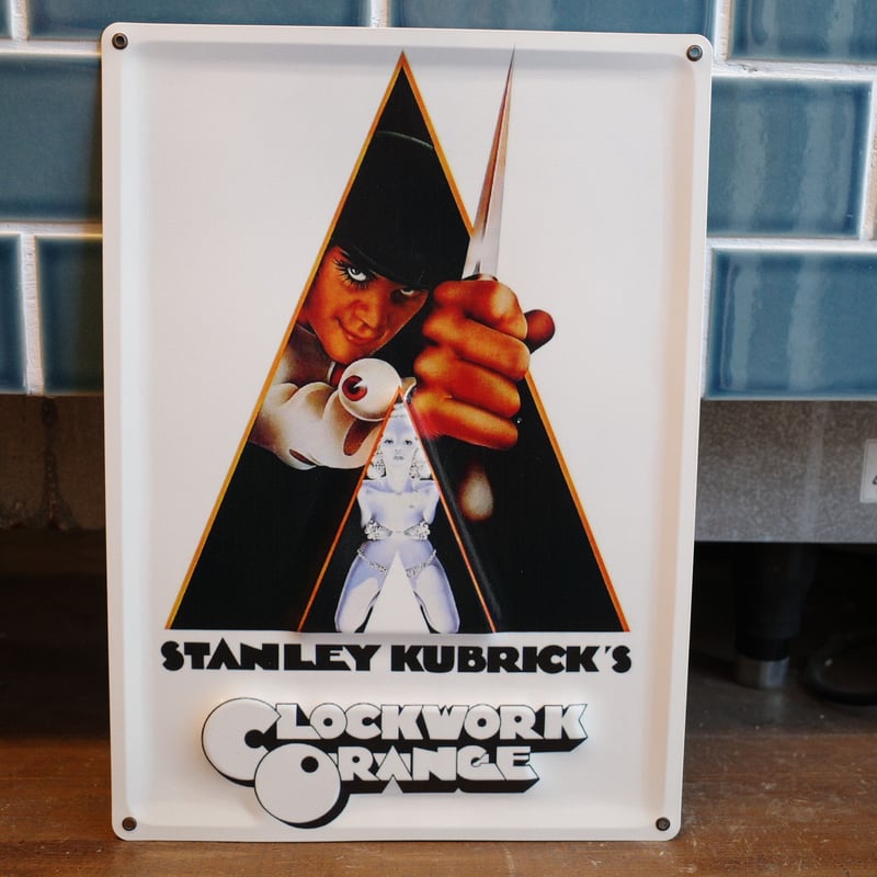 新品 CLOCK WORK ORANGE 時計じかけのオレンジ 看板 | Collection 新品 CLOCK WORK ORANGE 時計じかけのオレンジ 看板 | Collection