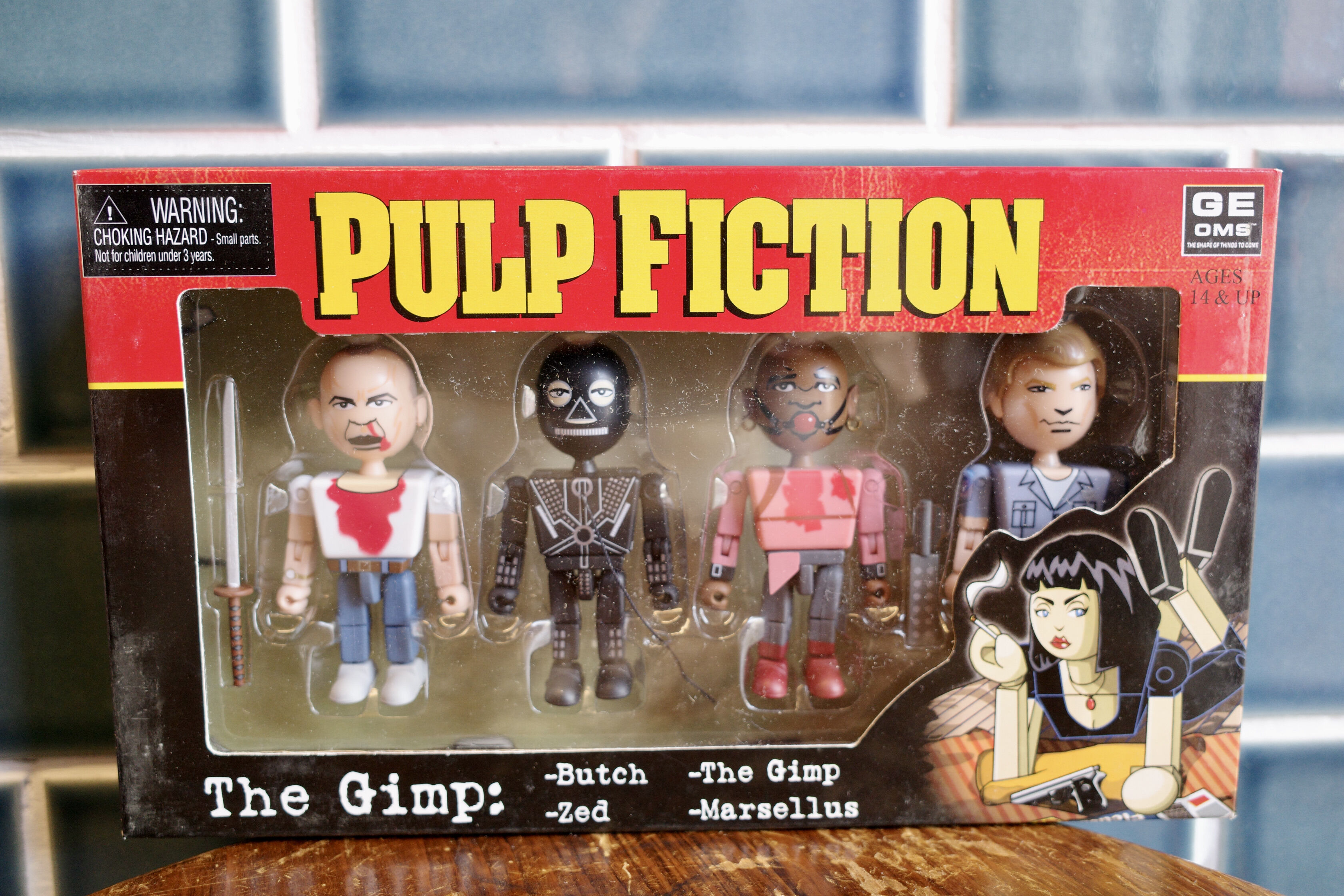 新品 PULP FICTION パルプフィクション The GIMP NECA フィギュア バ