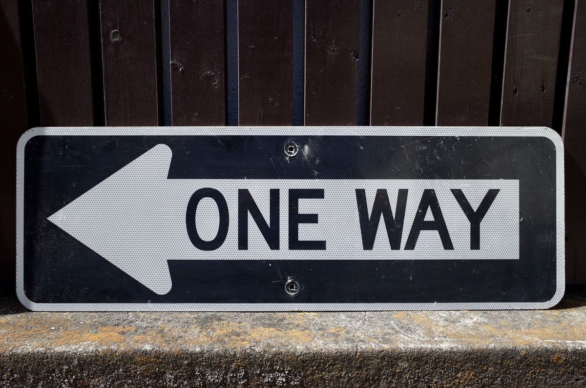 ビンテージ ONE WAY ワンウェイ ロードサイン 看板 アメリカ製