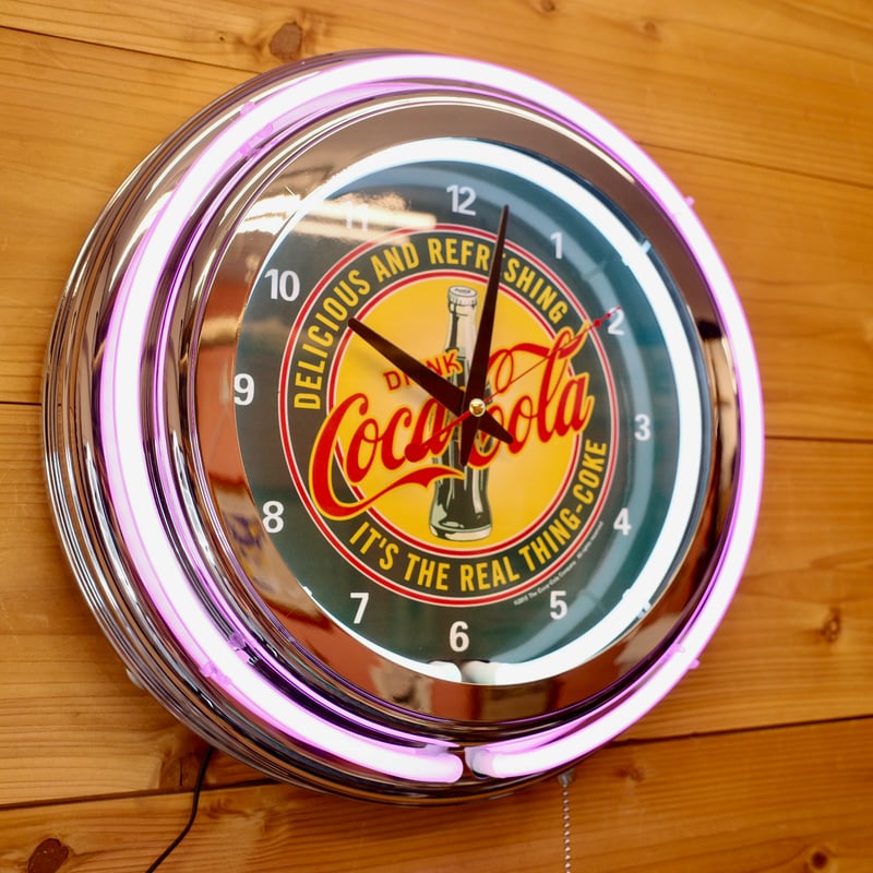 新品 Coca Cola コカコーラ ダブルネオンクロック 時計 壁掛け 新品 Coca Cola コカコーラ ダブルネオンクロック 時計 壁掛け