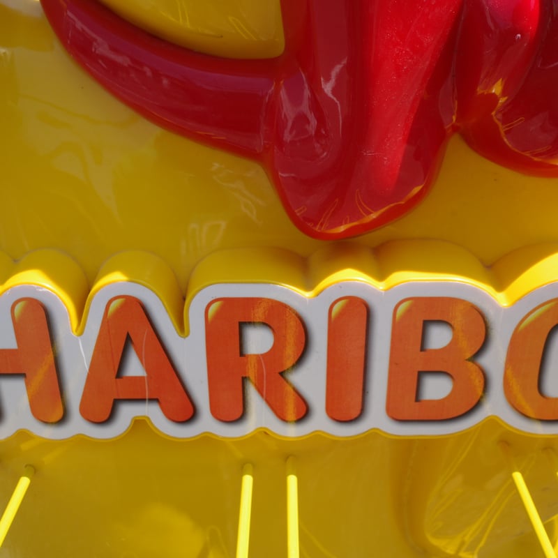 限定1台再入荷！ ビンテージ HARIBO ハリボ ディスプレイラック