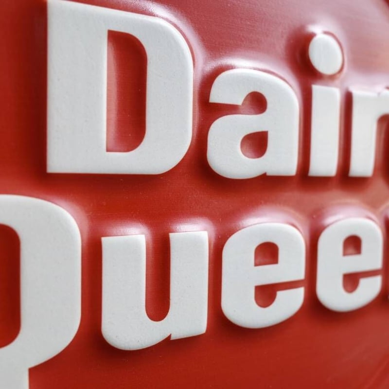 1981年 デイリークイーン メニュー ポスター 店舗用 看板 サイン