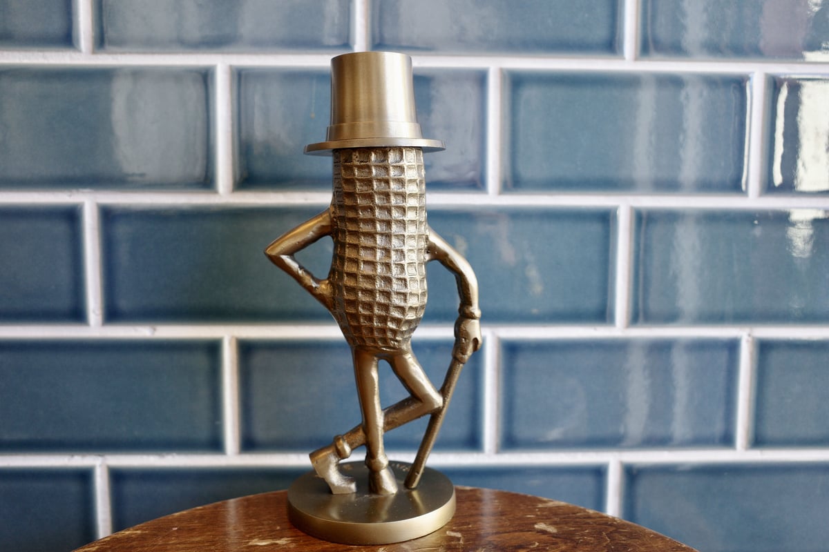 ミスターピーナッツ ビンテージコインバンク 貯金箱 アドバタイジングフィギュア赤 MR.PEANUT ミスター ピーナッツ フィギュア 置物 コインバンク