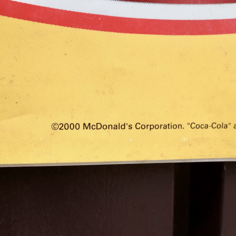 マクドナルド　マック　バナー　ヴィンテージ 店舗　ショップ Vintage Mcdonald's マクドナルド ショップバナー Get It Go |
