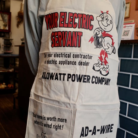 新品 REDDY KILOWATT レディキロワット ワークエプロン ガレージ DIY