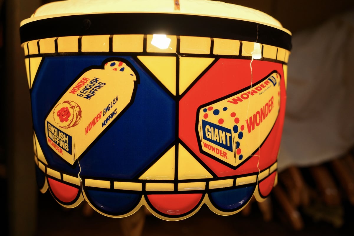 Vintage ”WONDER BREAD” ADVERTISING LAMP | Coll Vintage ”WONDER BREAD” ADVERTISING LAMP | Coll