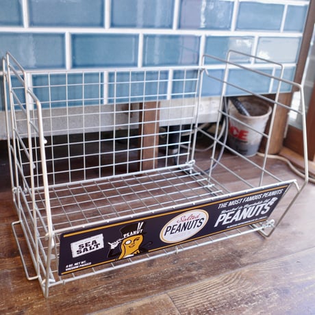 ミスターピーナッツ　ヴィンテージ ストアディスプレイ　ワイヤーラック　什器 楽天市場】Mr.PEANUTS ミスターピーナッツ グッズ ワイヤーラック