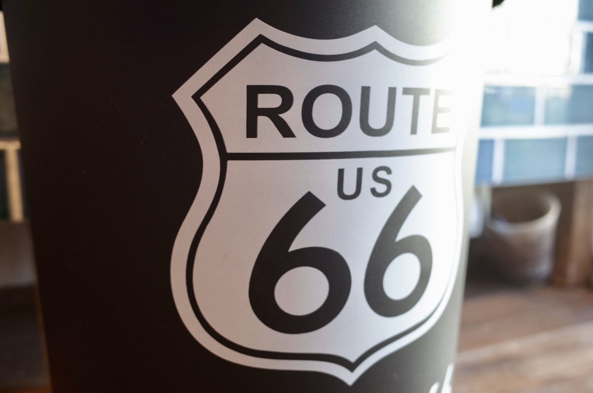 35L ROUTE66 ルート66 ゴミ箱 ダストボックス アメリカ