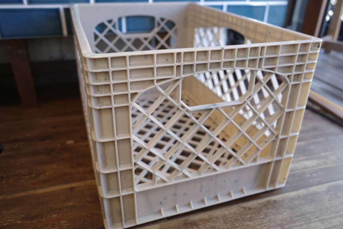 AS MILK CRATE ミルククレート Lサイズ SAND ボックス 箱 棚 アメリカ