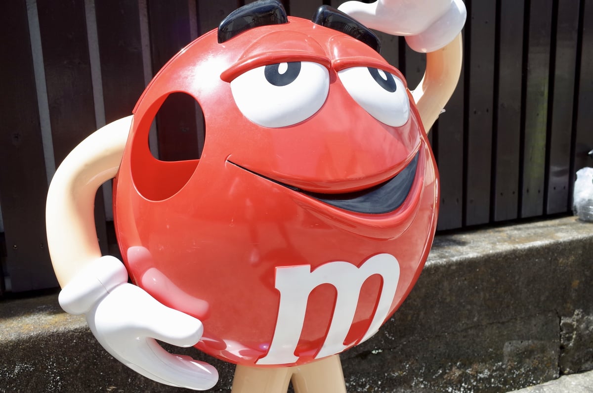 等身大 M&M's RED エムアンドエムズ レッド ストア ディスプレイ 等身大 M&M's RED エムアンドエムズ レッド ストア ディスプレイ