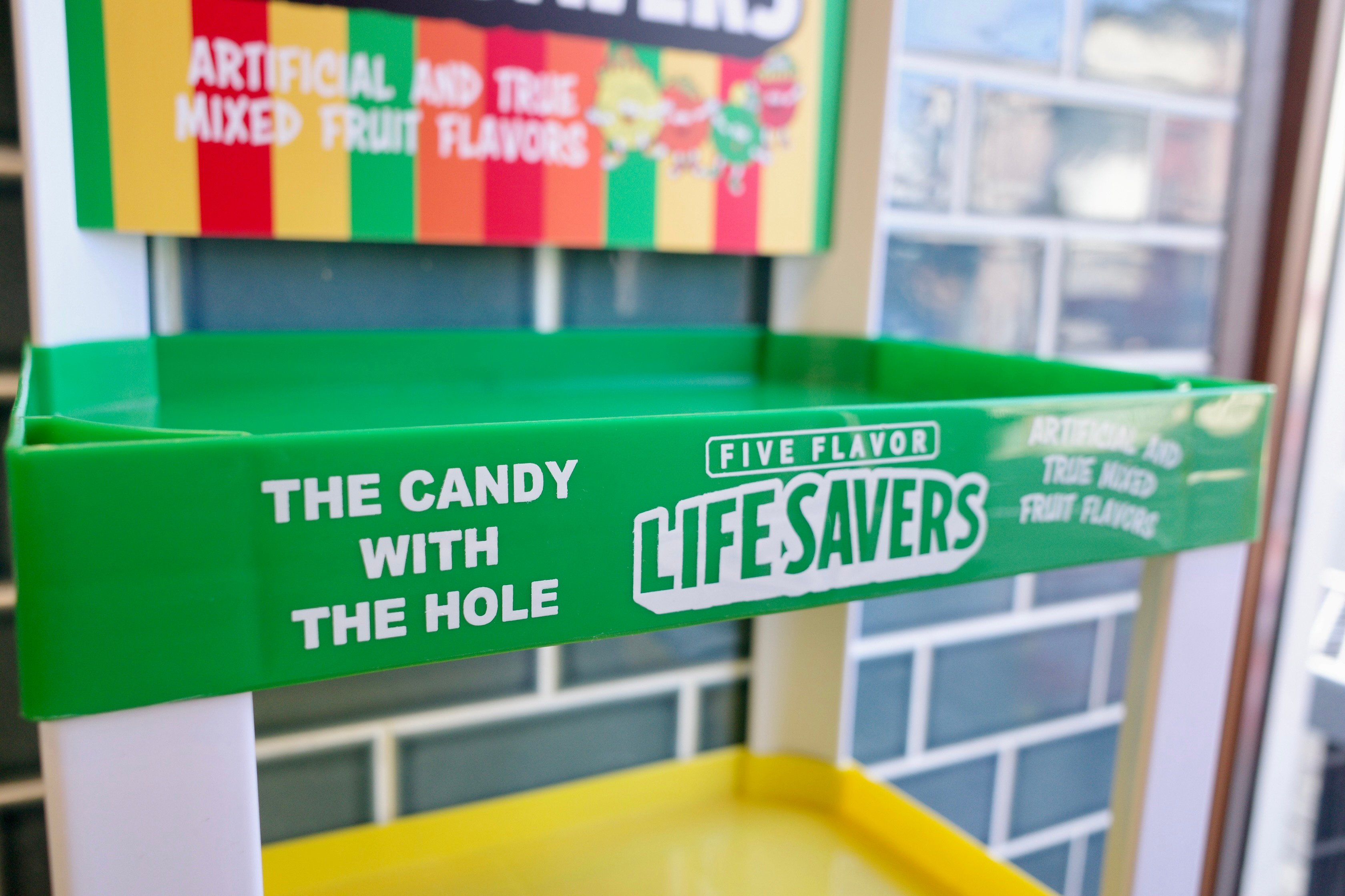 LIFE SAVERS ディスプレイラック　4段式　ライフセーバー LIFE SAVERS ライフセーバー ストアディスプレイ ラック 4段 アメリカ