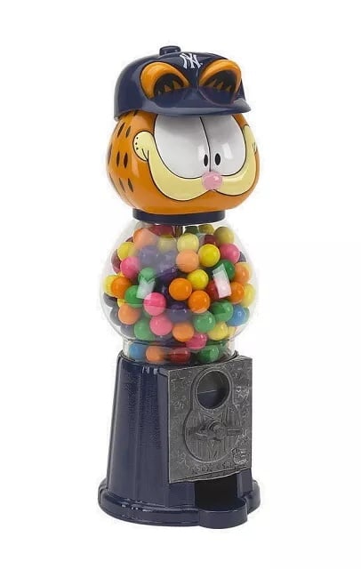 デッドストック Garfield×NY YANKEES gumball machine wi