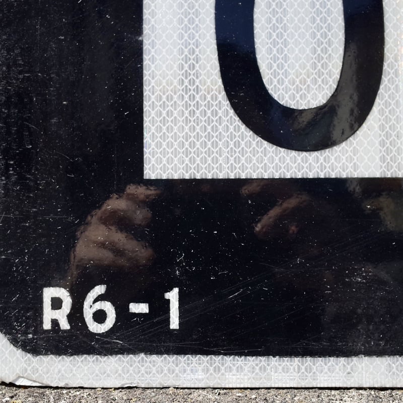 ビンテージ ONE WAY ワンウェイ ロードサイン 看板 アメリカ製