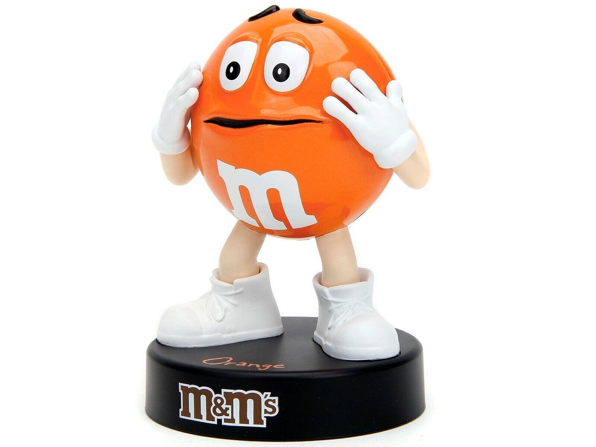 新品 JADA TOYS M＆M's エムアンドエムズ ORANGE メタルフィギュア ４イ...