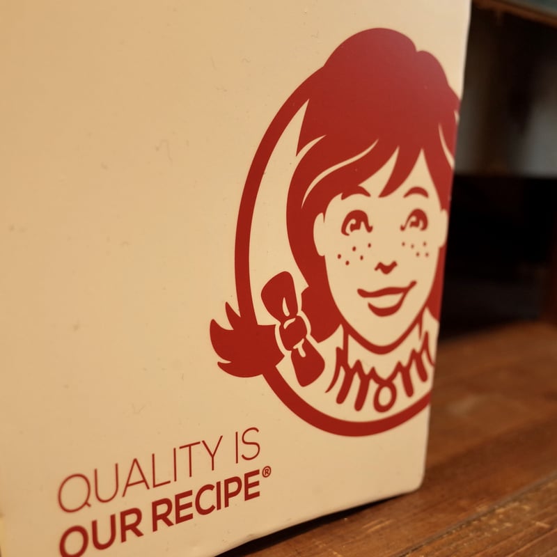 Wendy's ウェンディーズ 看板 メタルサイン エンボス アメリカ USA