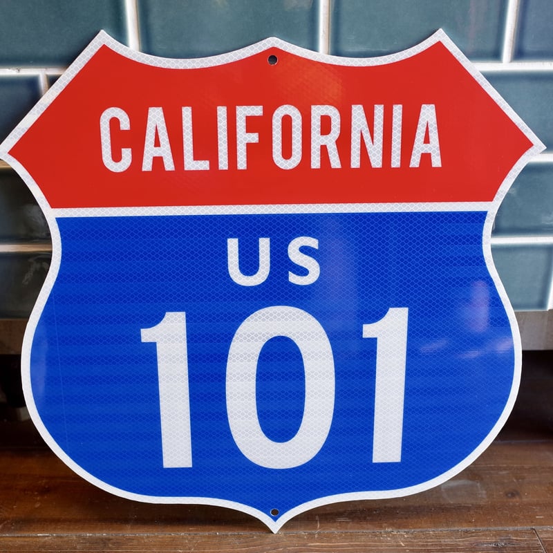 トラフィックサイン California US１０１ カリフォルニア 州