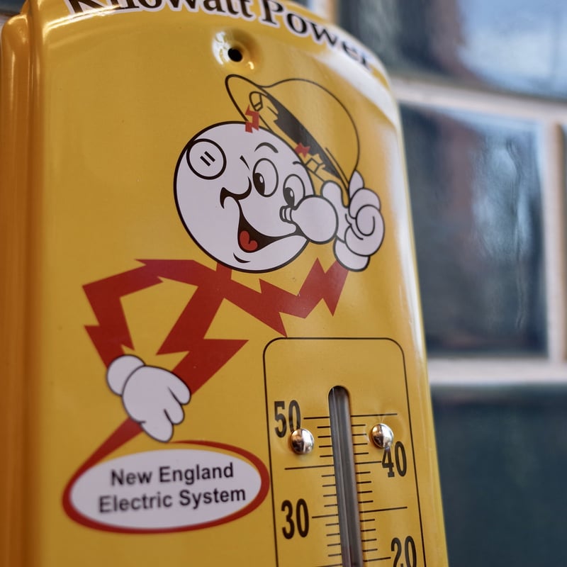 レディキロ REDDY KILOWATT 温度計 サーモメーター 看板 インテリア 