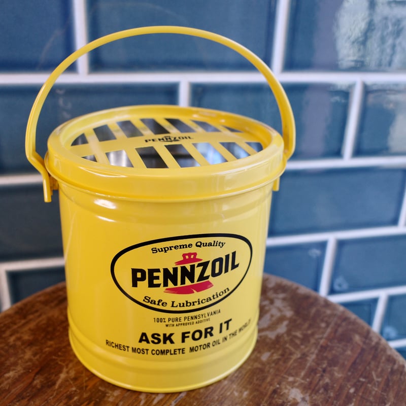 PENNZOIL ペンズオイル メタルサイン エンボス看板 世田谷ベース