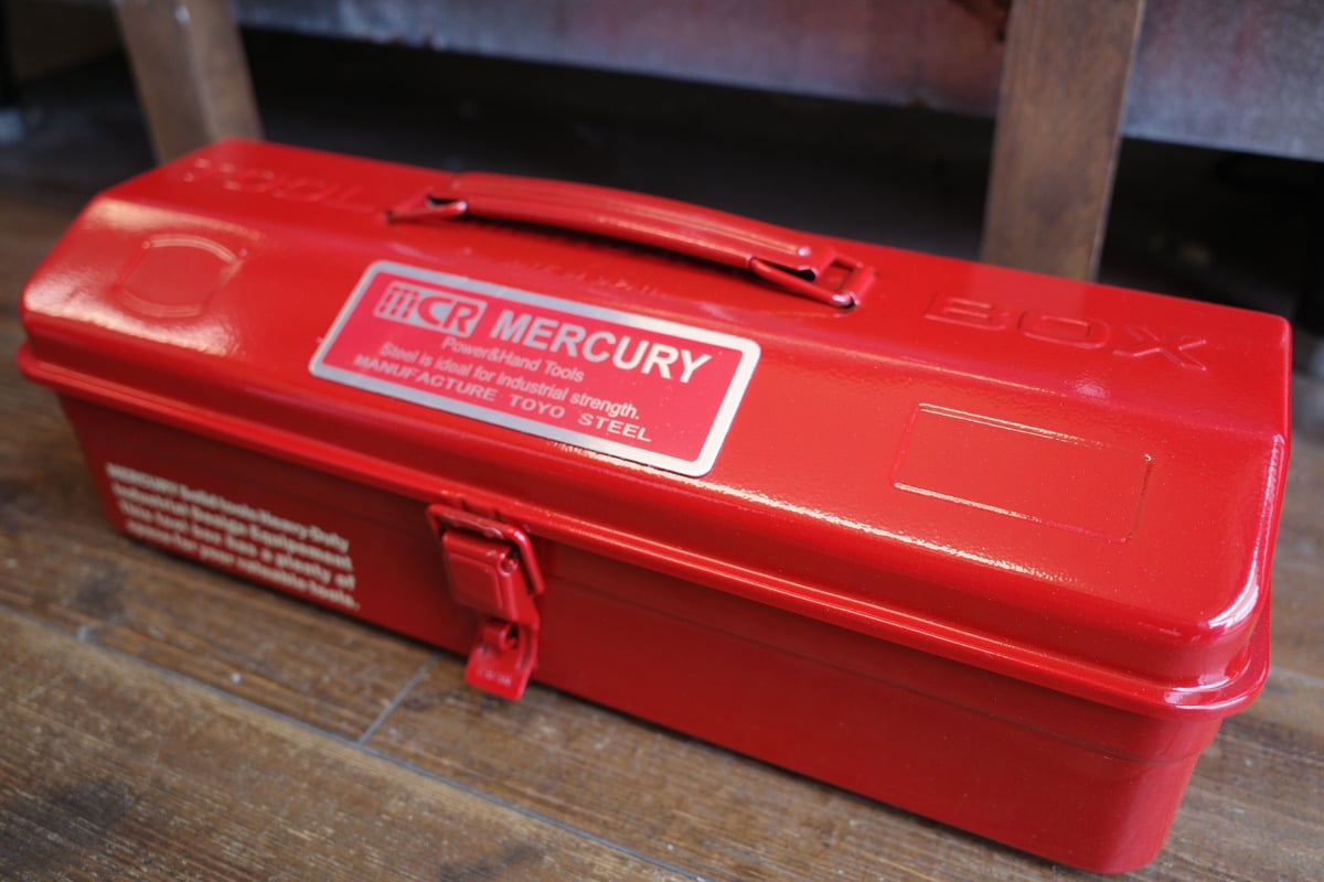新品新品 MERCURY マーキュリー ツールボックス スチールRED
