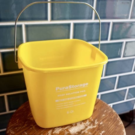 新品 Pura Storage ６QT  Yellow  バケツ