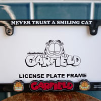 新品 GARFIELD  ガーフィールド ライセンスフレーム ナンバープレート 日本サイズ アメリカ USA  LA 星条旗 USDM