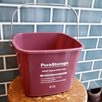新品 Pura Storage ８QT  Burgundy  バケツ