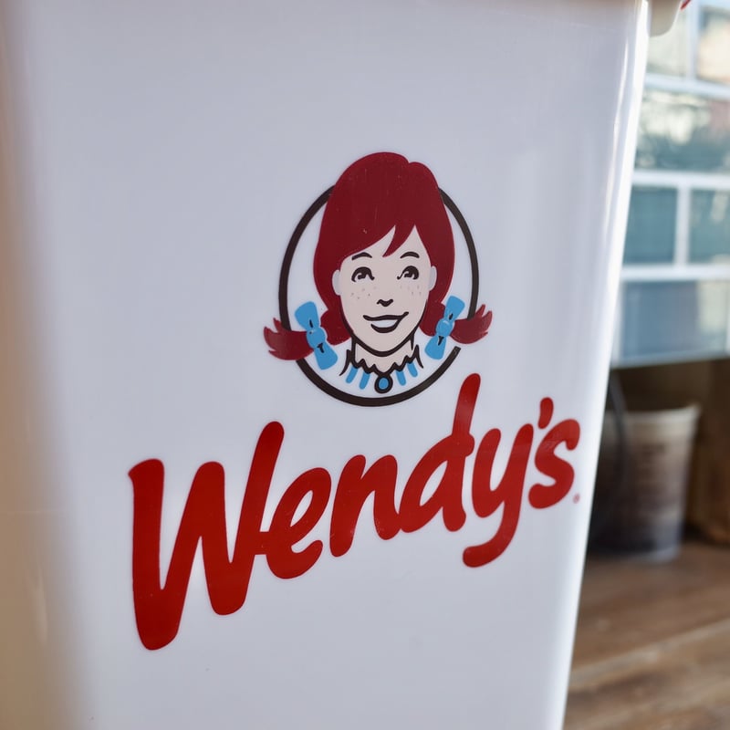 20L Wendy's ウェンディーズ ダストボックス ゴミ箱 アメリカ