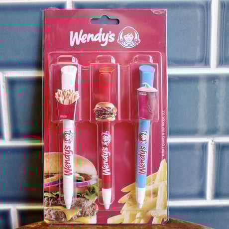 新品 Wendy's ウェンディーズ WOOD RULER 定規 インチ 文房具