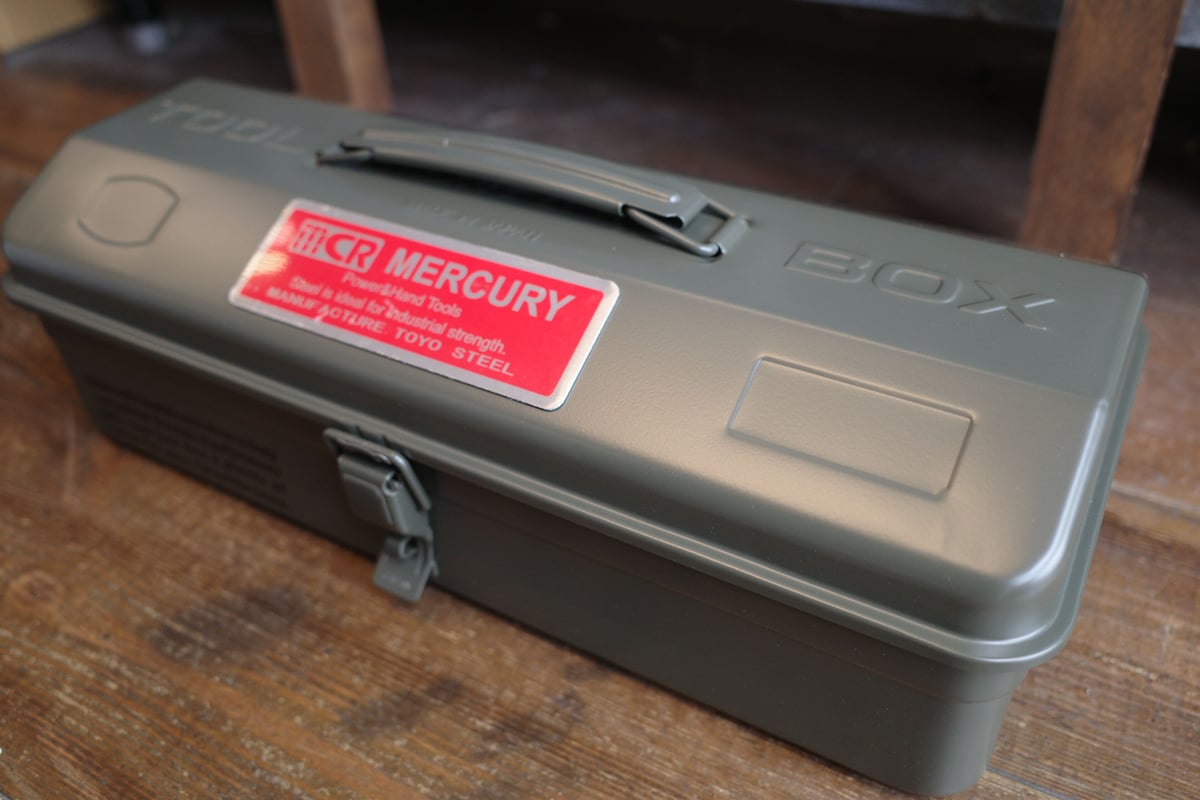 新品新品 MERCURY マーキュリー スチール ツールボックス KHAKI