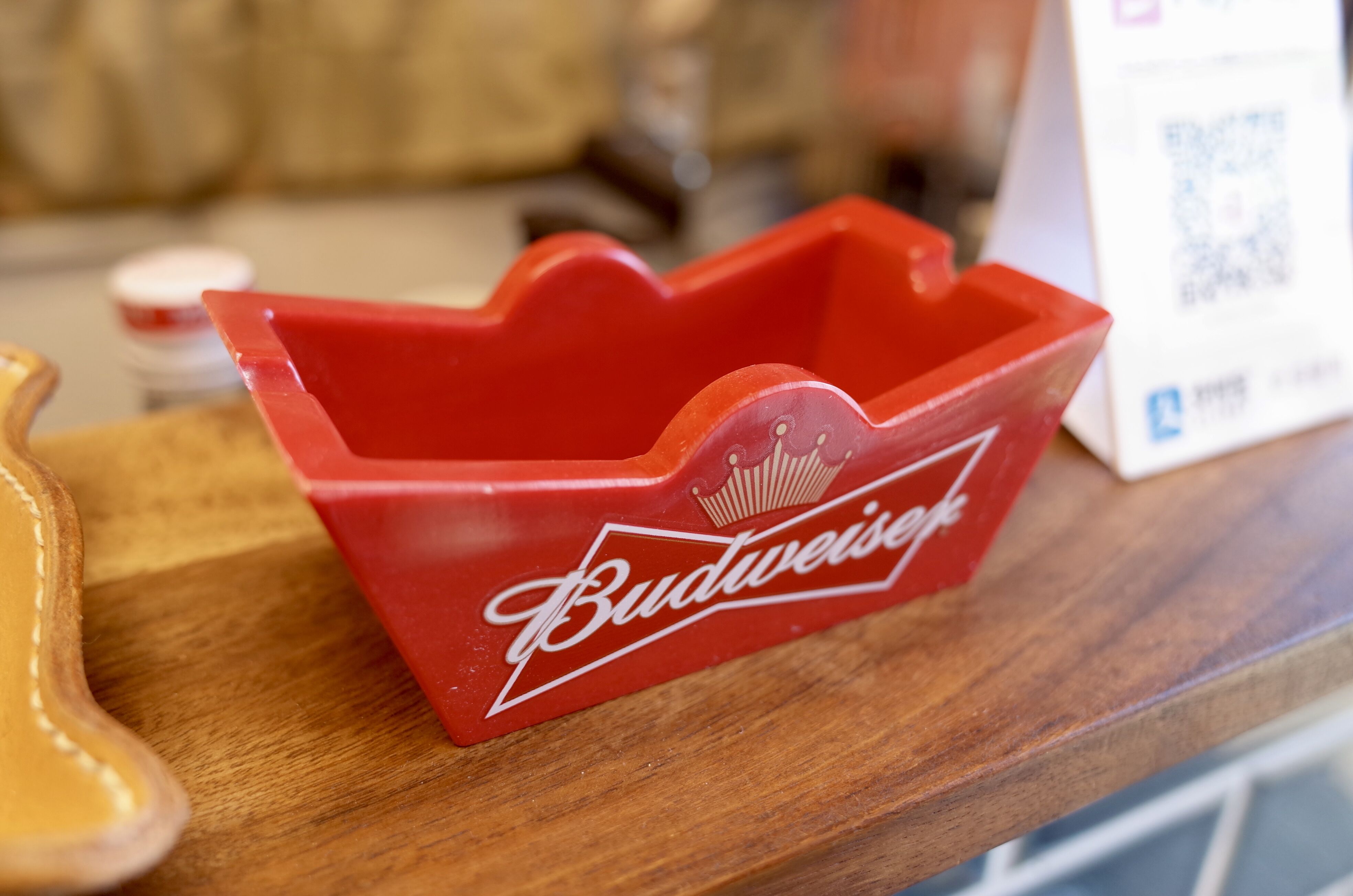 BUDWEISER バドワイザー 灰皿 Ashtray BAR 店舗 お酒 ビール カウンタ