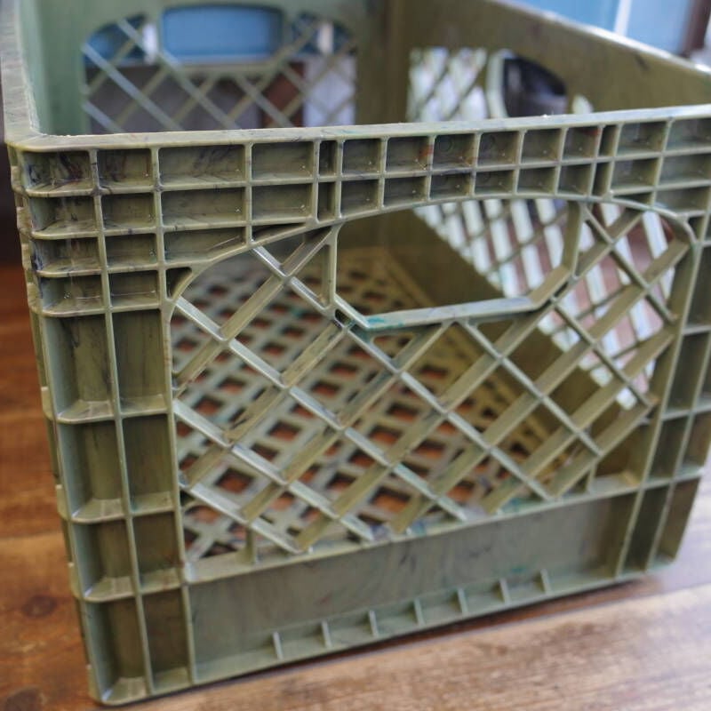 AS MILK CRATE ミルククレート Lサイズ CAMO ボックス 箱 棚 アメリカ