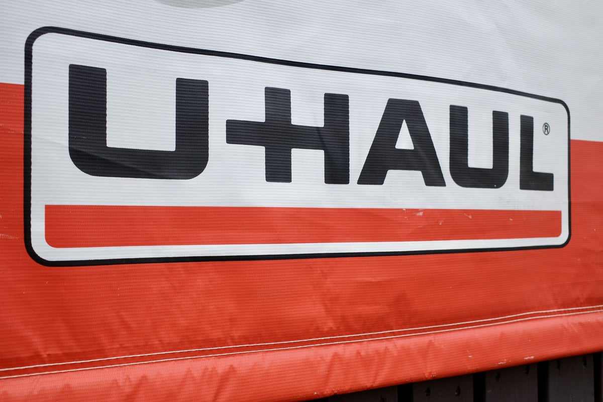 【大型】U-Haul ヴィンテージ看板 RENTALS ガレージ ビンテージ U-HAUL ショップ バナー 看板 アメリカ製 ガレージ