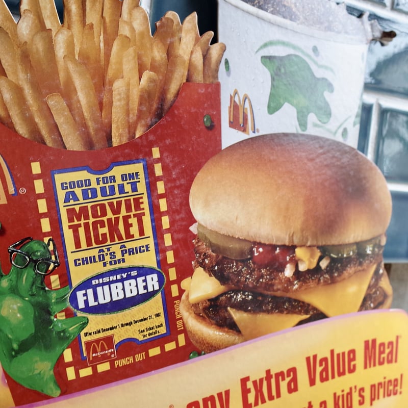 1979年 マクドナルド ペーパーサイン ディスプレイ 紙もの アメトイ 1979年 マクドナルド ペーパーサイン ディスプレイ 紙もの