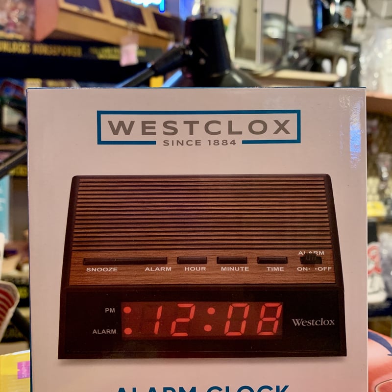 Westclox Motel Alarm Clock WOOD | Collection