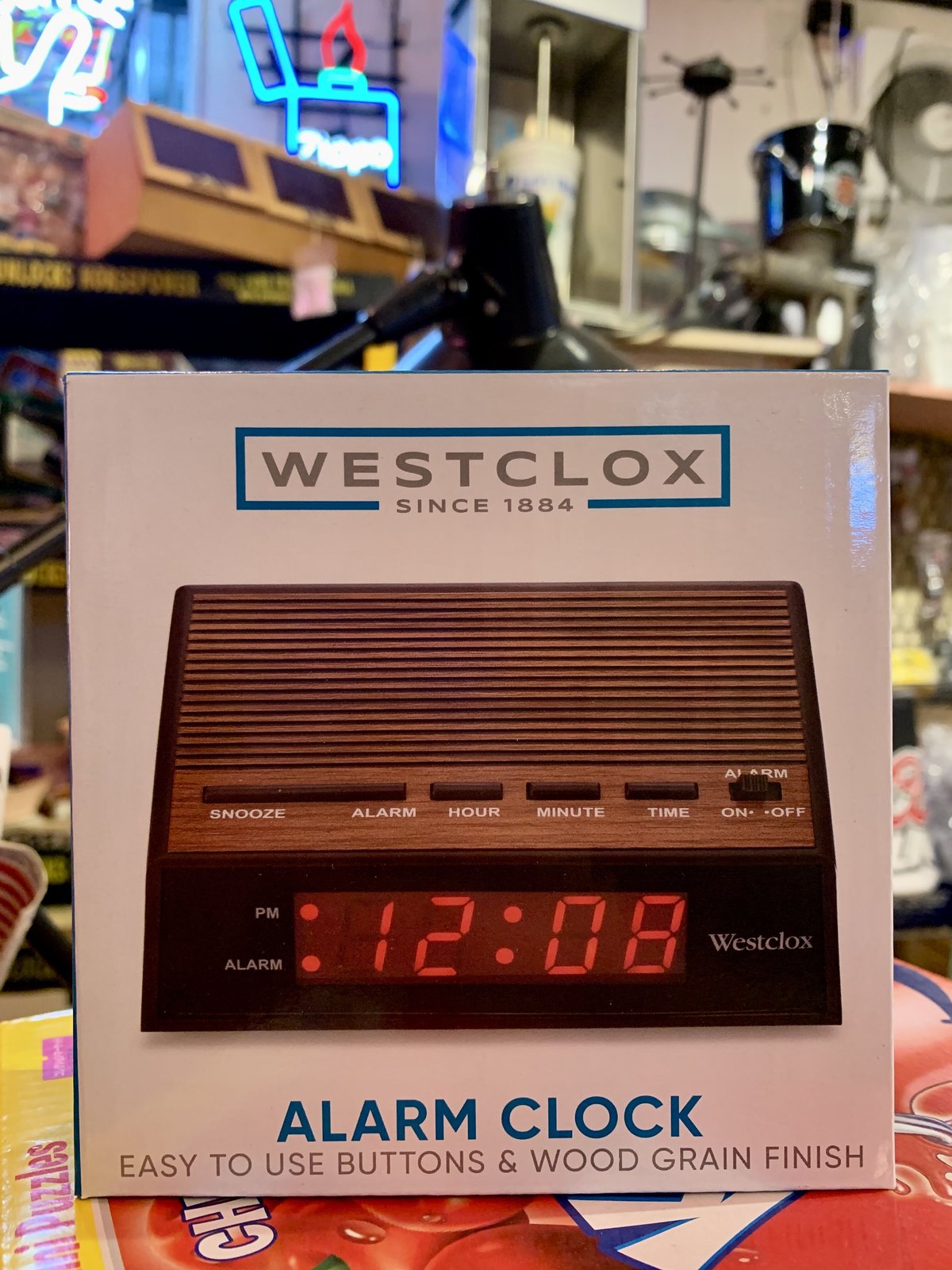 Westclox Motel Alarm Clock WOOD | Collection