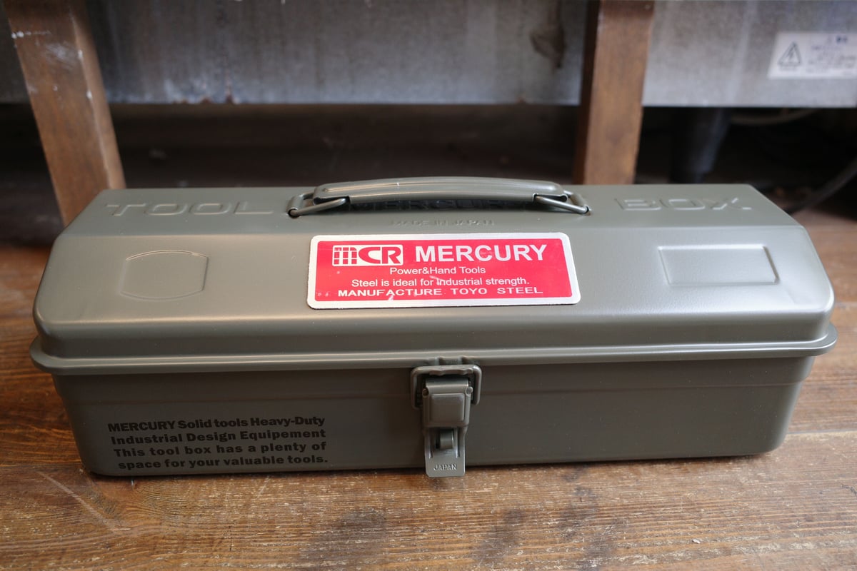 新品新品 MERCURY マーキュリー スチール ツールボックス KHAKI