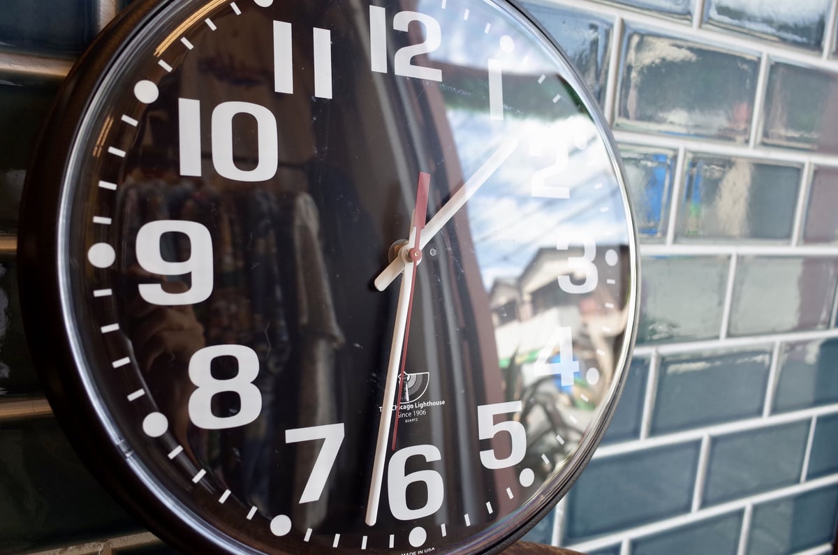 Chicago Lighthouse Clock シカゴ クロック 時計 ブラック アメリカ