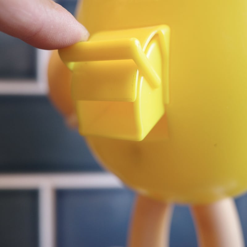 ビンテージ M&M's エムアンドエムズ ディスペンサー イエロー