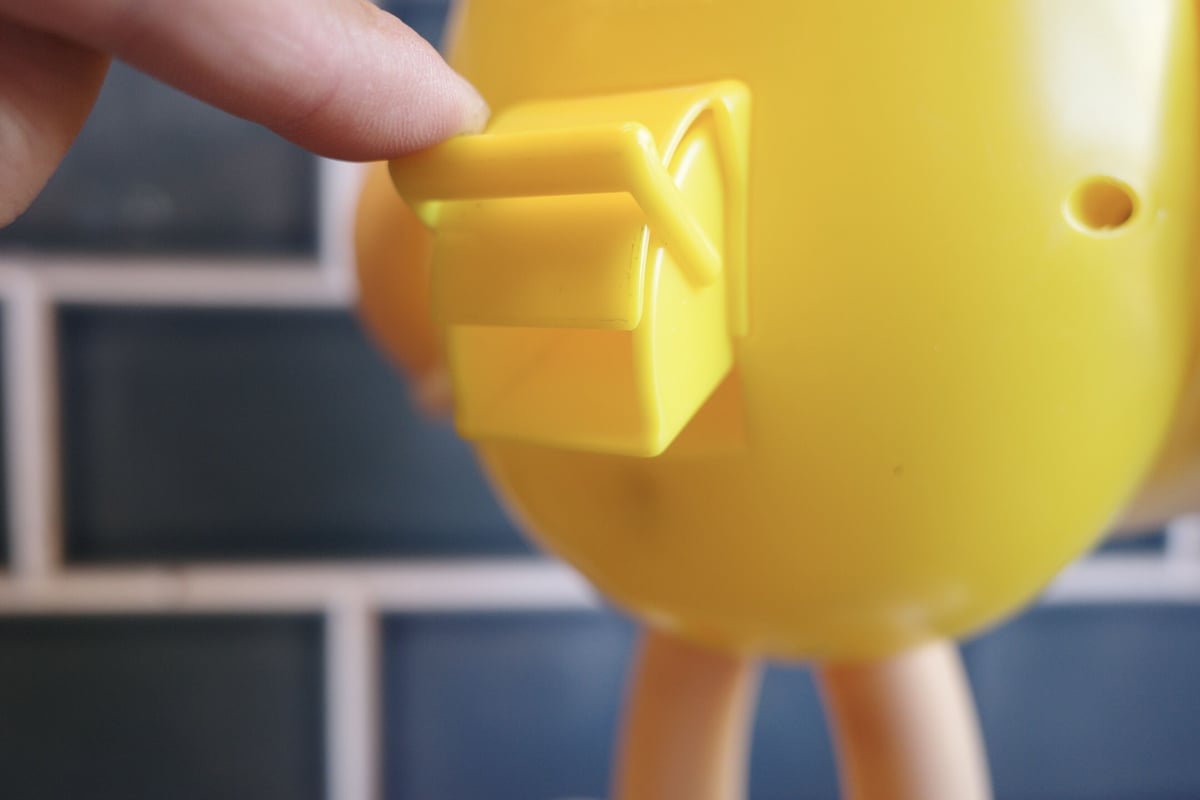 ビンテージ M&M's エムアンドエムズ ディスペンサー イエロー