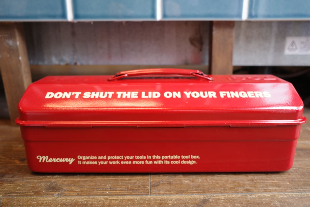 新品新品 MERCURY マーキュリー ツールボックス スチールRED