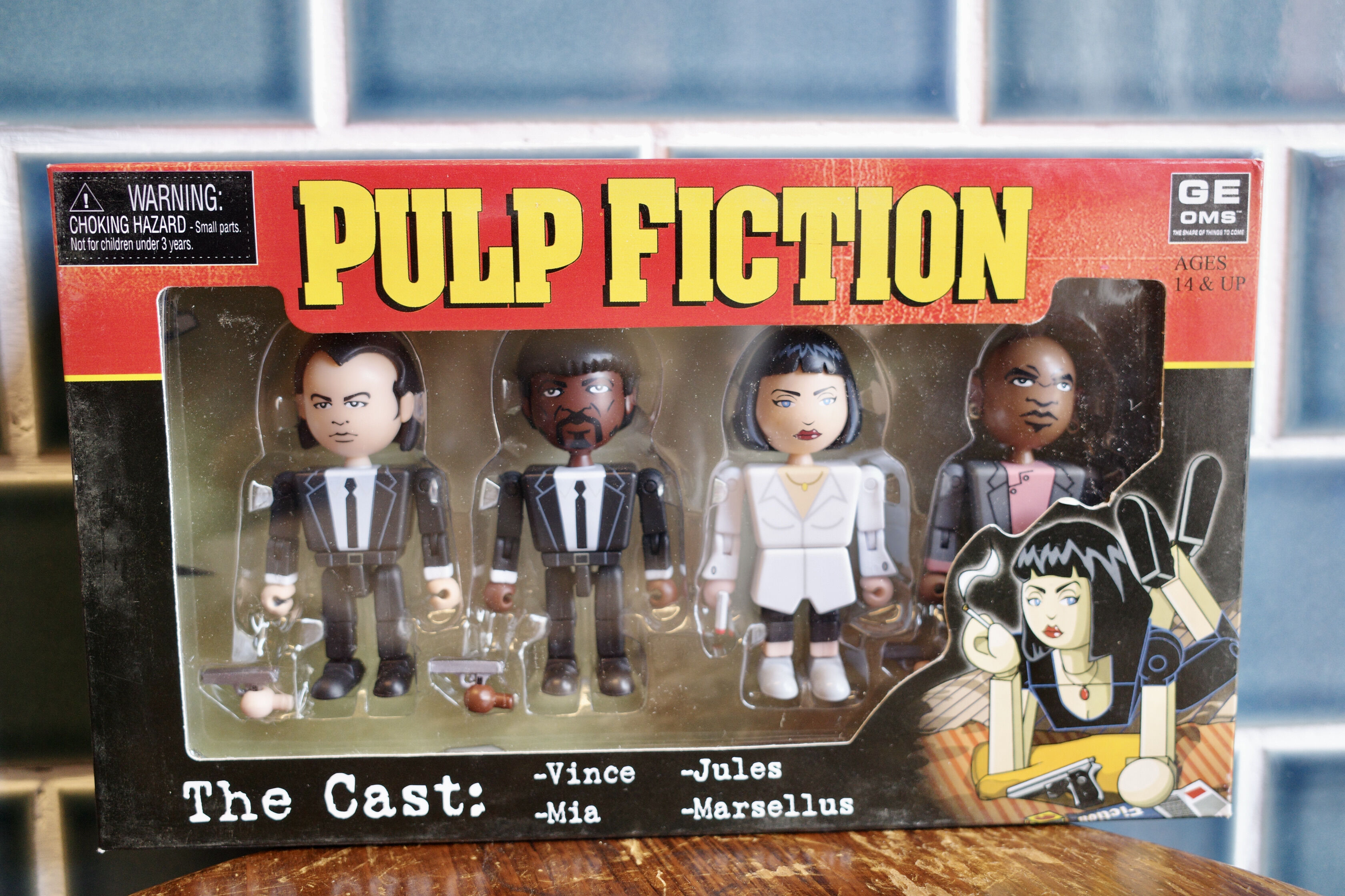 Pulp Fiction パルプ・フィクション　フィギュアセット 新品 PULP FICTION パルプフィクション The Cast NECA フィギュア
