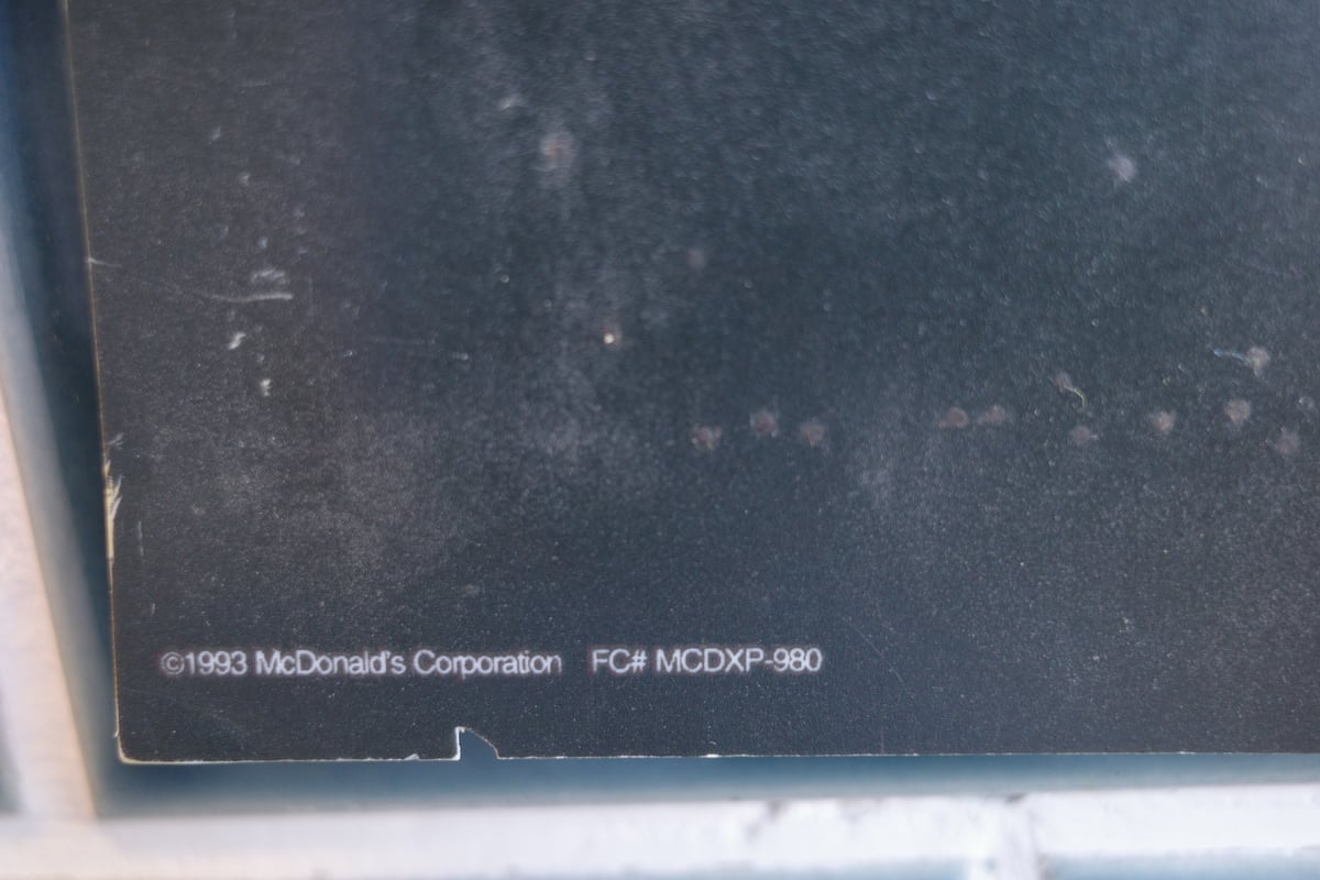 ビンテージ Mcdonald's ビッグ トランスライト サイン 看板