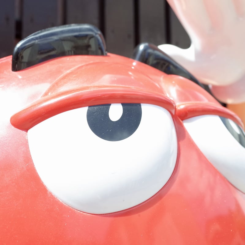 等身大 M&M's RED エムアンドエムズ レッド ストア ディスプレイ 等身大 M&M's RED エムアンドエムズ レッド ストア ディスプレイ